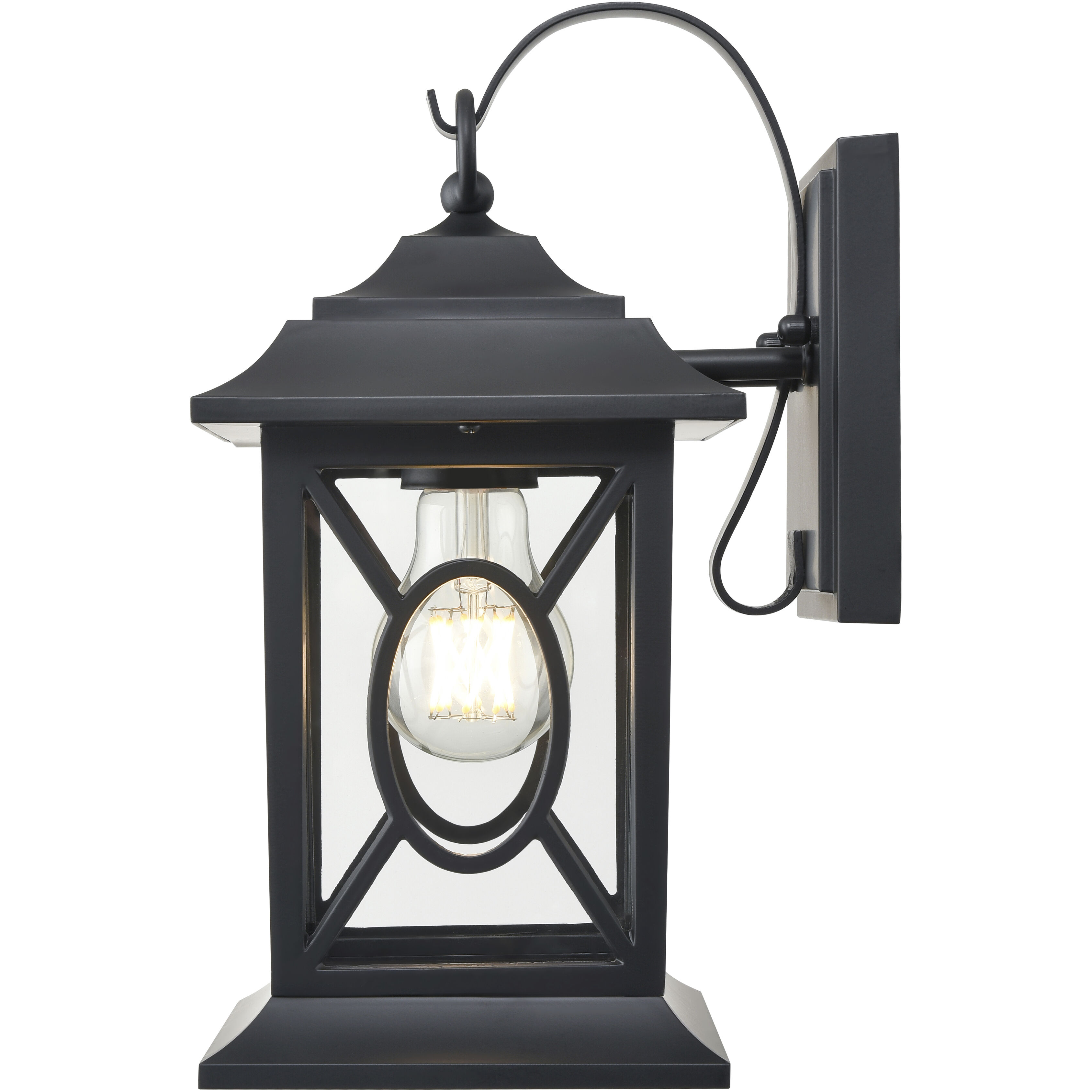 Allbert 1 Light 12.25 inch Powder Coated Black Outdoor Wall Sconce